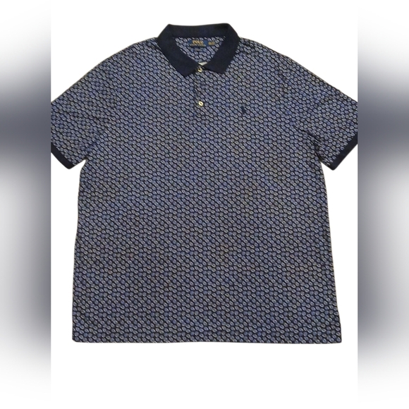 Polo Ralph Lauren - NWOT Blue Paisley Polo Shirts, Blue Label, Sold Separately - Picture 5 of 14